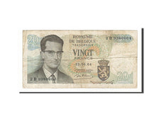 Banknote, Belgium, 20 Francs, 1964, 1964-06-15, VF(20-25)