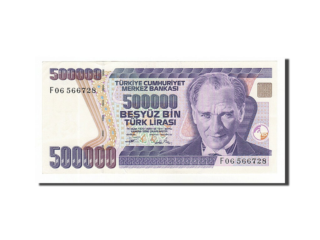 Banknote, Turkey, 500,000 Lira, 1993, UNC(63)