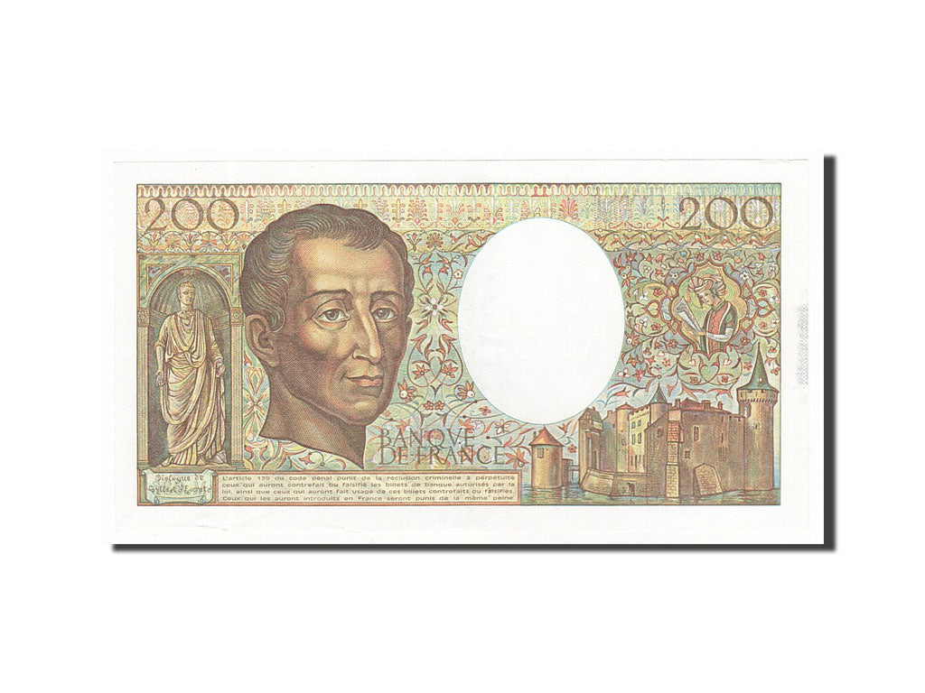 Billet, France, 200 Francs, 200 F 1981-1994 ''Montesquieu'', 1985, SUP