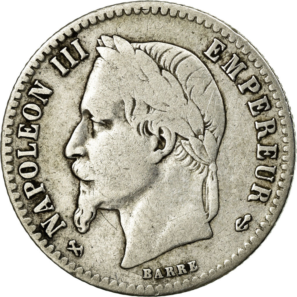 Coin, France, Napoleon III, Napoléon III, 50 Centimes, 1866, Bordeaux