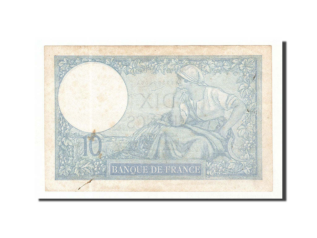 Geldschein, Frankreich, 10 Francs, 10 F 1916-1942 ''Minerve'', 1939, 1939-09-28