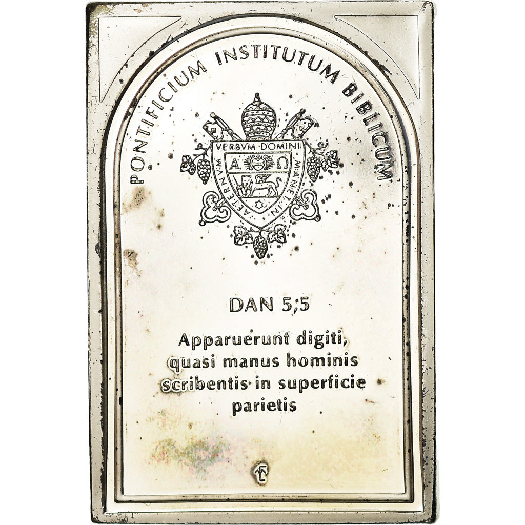 Vaticano, medaglia, Institut Biblique Pontifical, Daniel 5,5, Religions &
