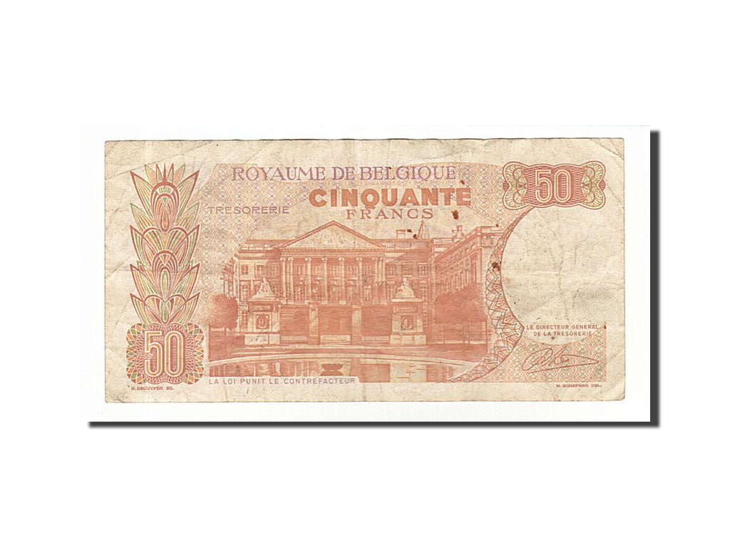Banknote, Belgium, 50 Francs, 1966, 1966-05-16, VF(20-25)