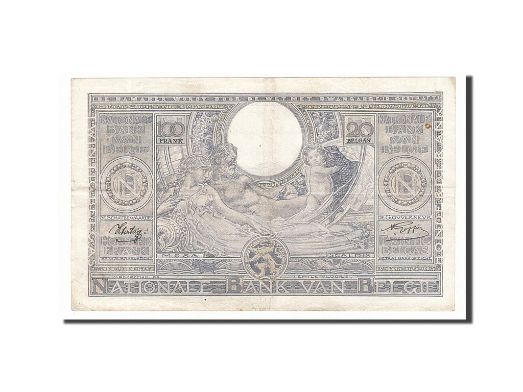 Belgio, 100 Francs-20 Belgas, 1942-08-05, BB