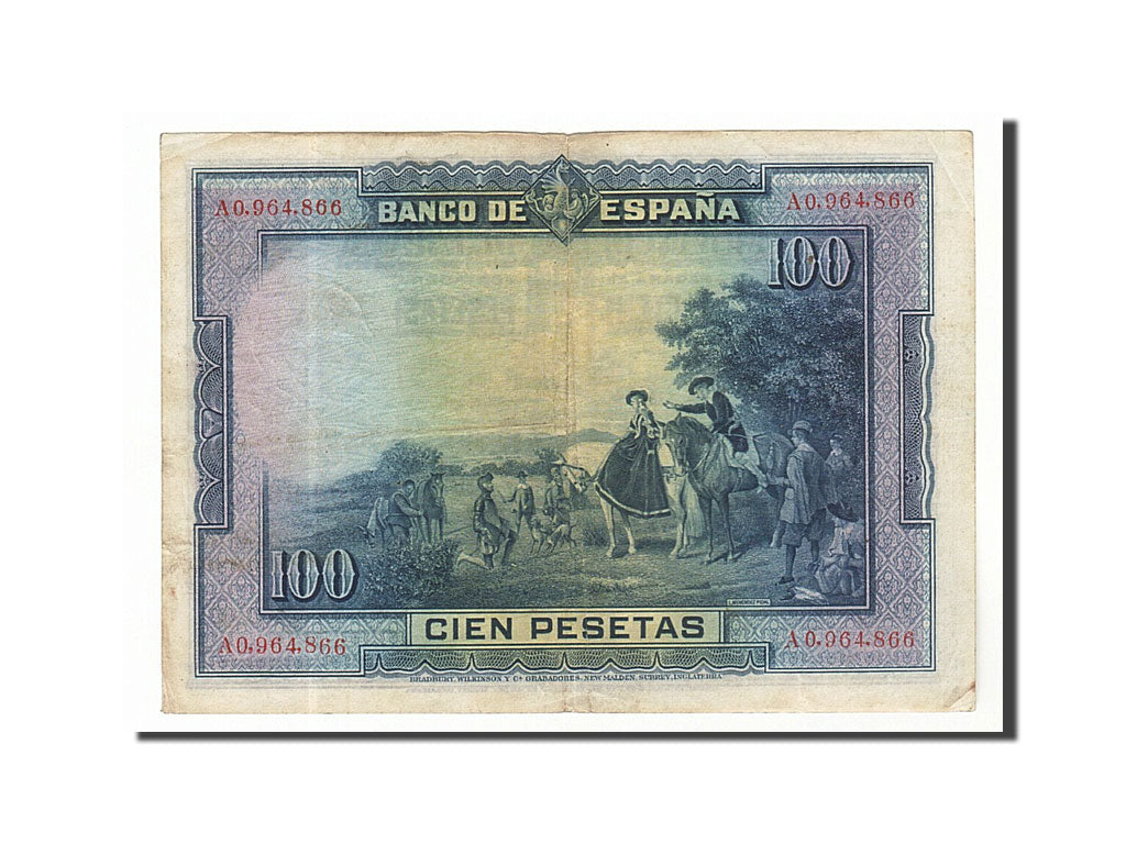 Banknote, Spain, 100 Pesetas, 1928, 1928-08-15, EF(40-45)