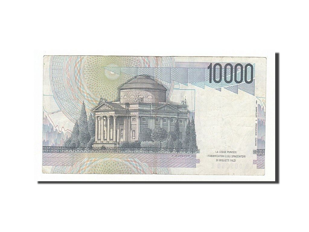 Banknote, Italy, 10,000 Lire, 1984, 1984-09-03, VF(30-35)