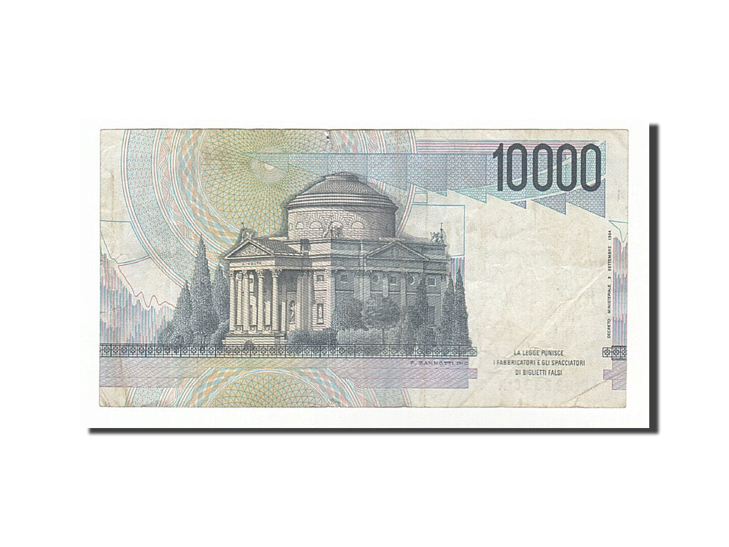 Banknote, Italy, 10,000 Lire, 1984, 1984-09-03, VF(30-35)