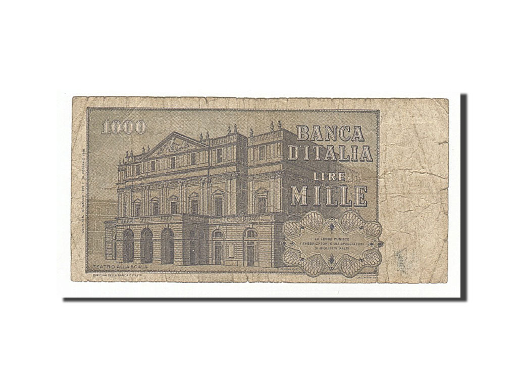 Banconote, Italia, 1000 Lire, 1979, 1979-05-10, B+