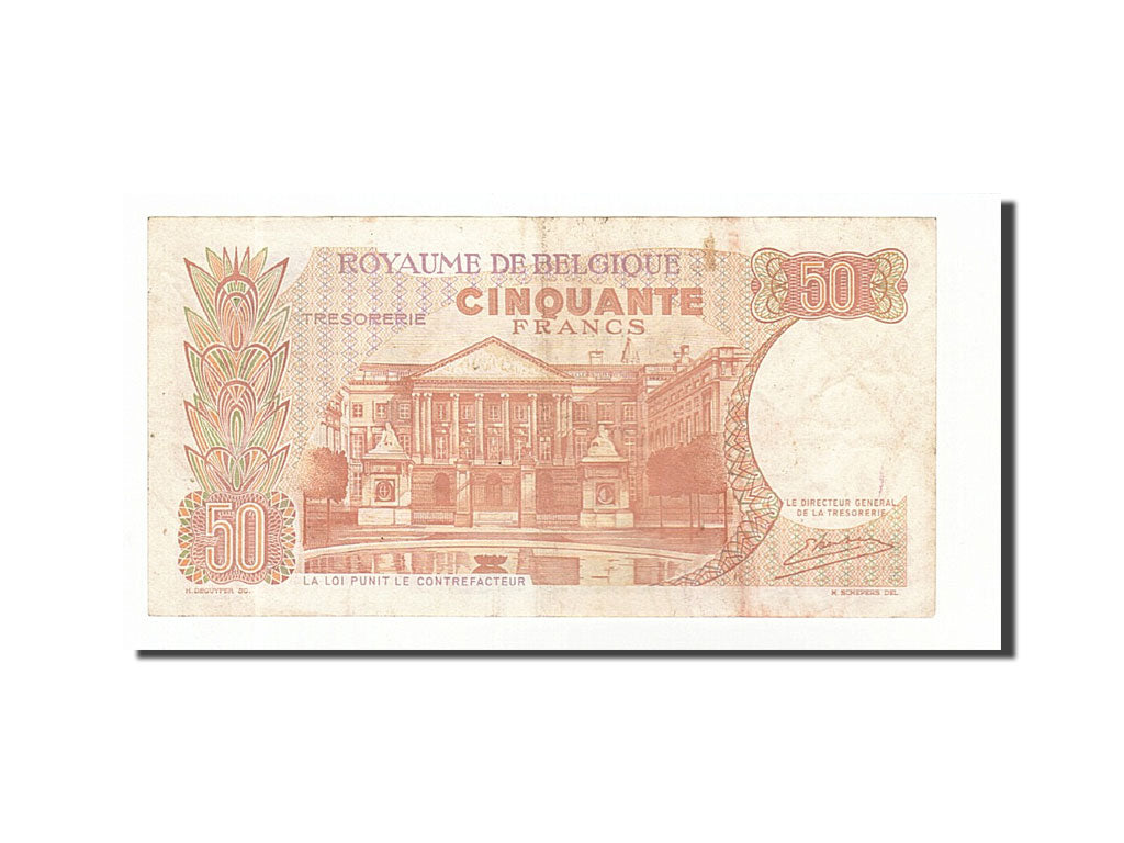 Banknote, Belgium, 50 Francs, 1966, 1966-05-16, VF(30-35)