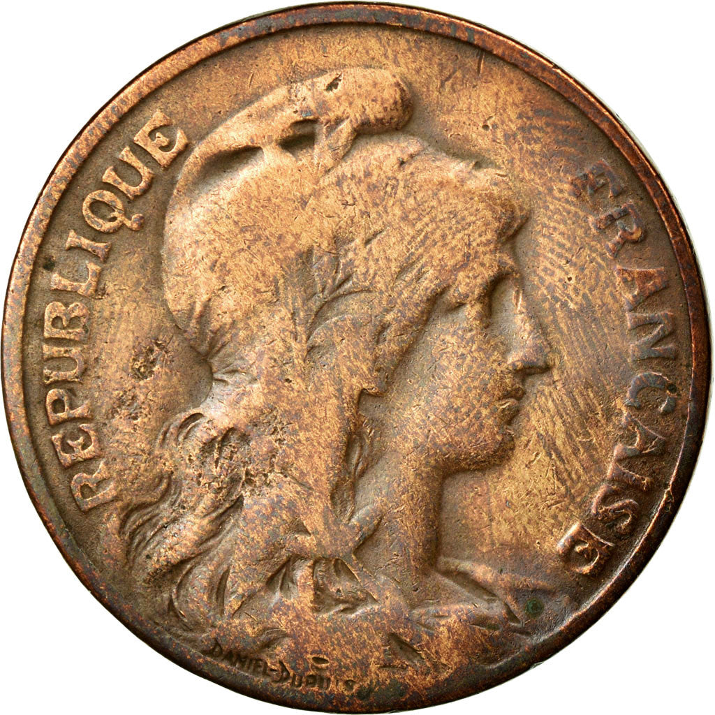 Coin, France, Dupuis, 10 Centimes, 1911, Paris, F(12-15), Bronze, KM:843