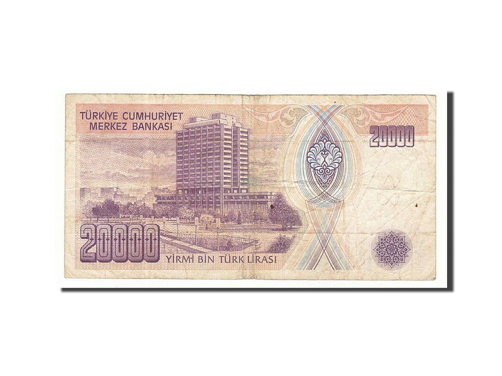 Banknote, Turkey, 20,000 Lira, 1995, VF(20-25)