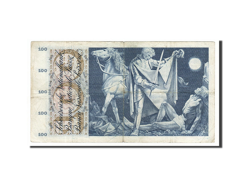 Billete, 100 Franken, 1956, Suiza, 1956-10-25, BC+
