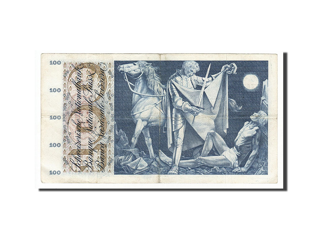 Geldschein, Schweiz, 100 Franken, 1956, 1956-10-25, SS