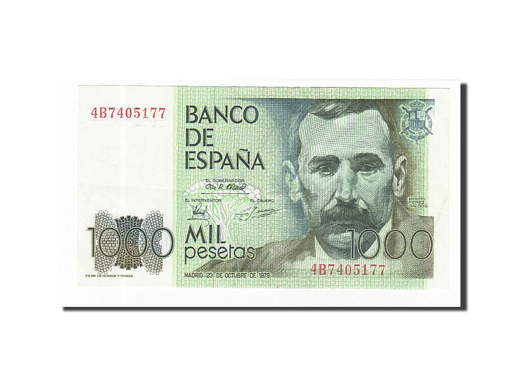 Biljet, Spanje, 1000 Pesetas, 1979, 1979-10-23, SUP