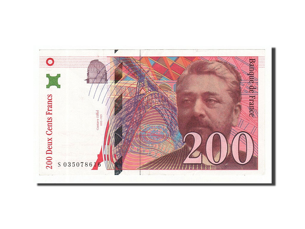 Billet, France, 200 Francs, 200 F 1995-1999 ''Eiffel'', 1996, TTB, Fayette:75.2