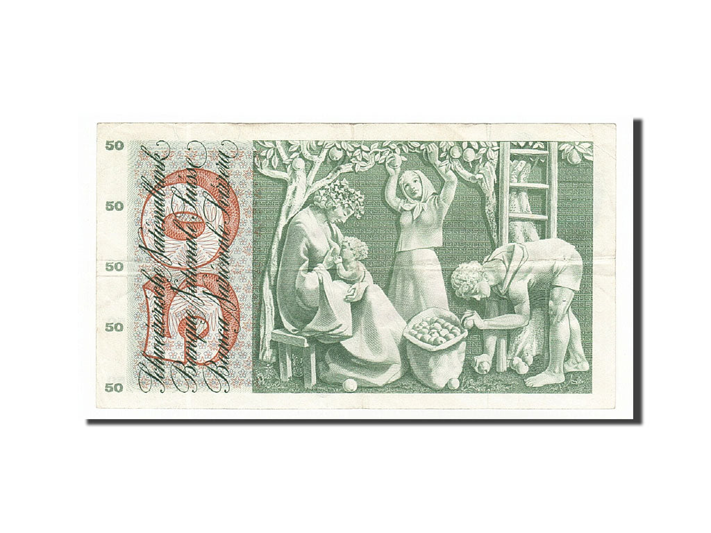 Geldschein, Schweiz, 50 Franken, 1963, 1963-03-28, SS