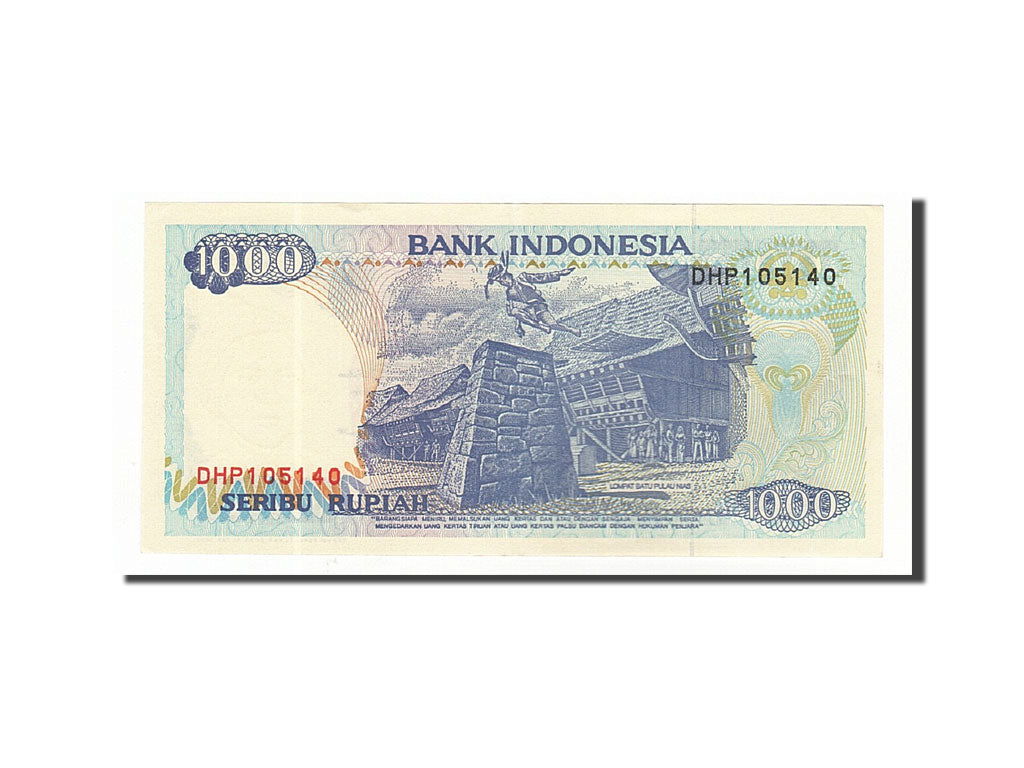 Banknote, Indonesia, 1000 Rupiah, 1994, AU(55-58)