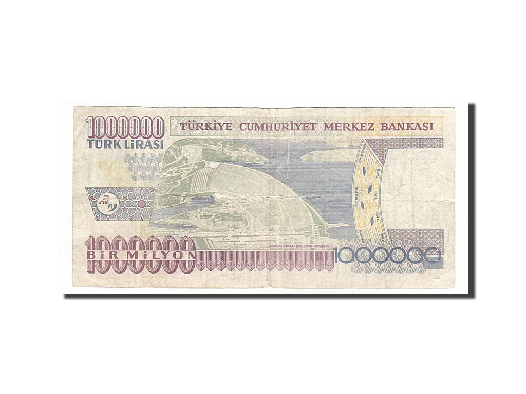 Banknote, Turkey, 1,000,000 Lira, 1995, VG(8-10)