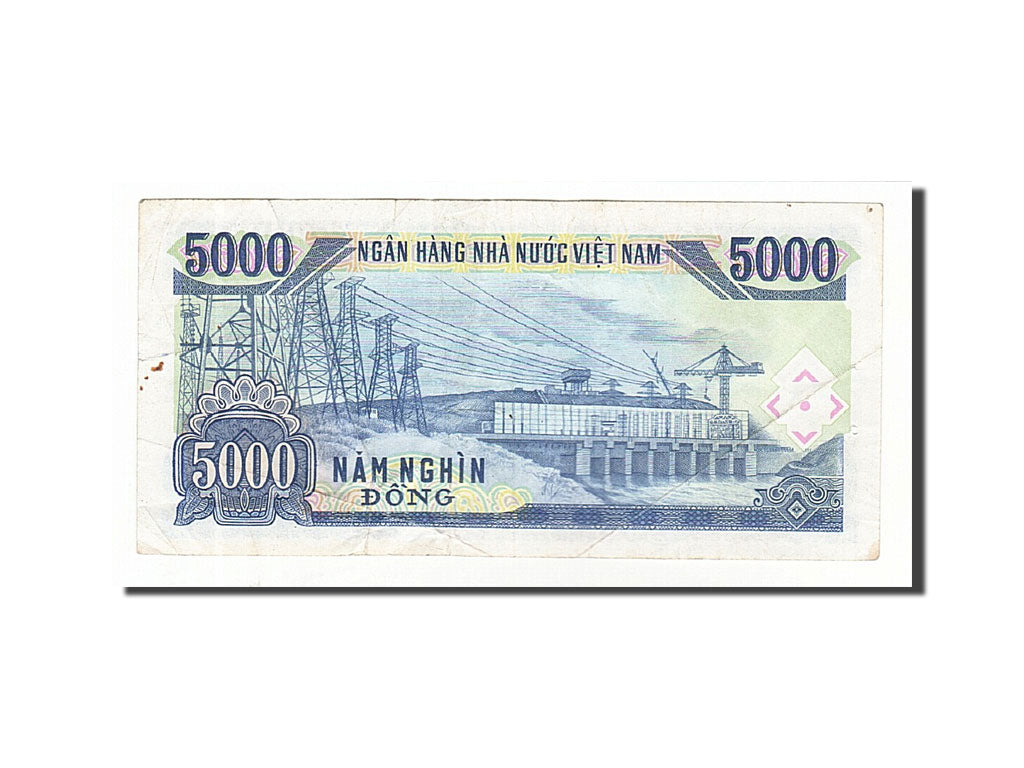 Banknote, Viet Nam, 5000 D<ox>ng, 1991, VF(30-35)