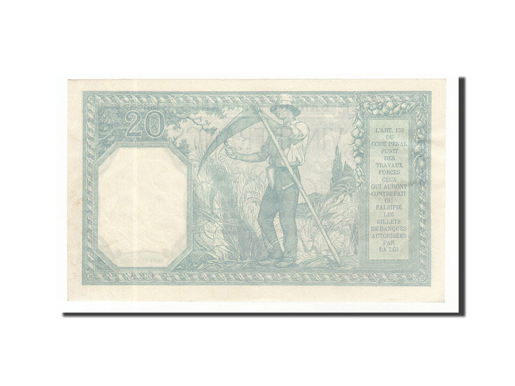 France, 20 Francs, Bayard, 1917-09-06, L.2885, AU(55-58)