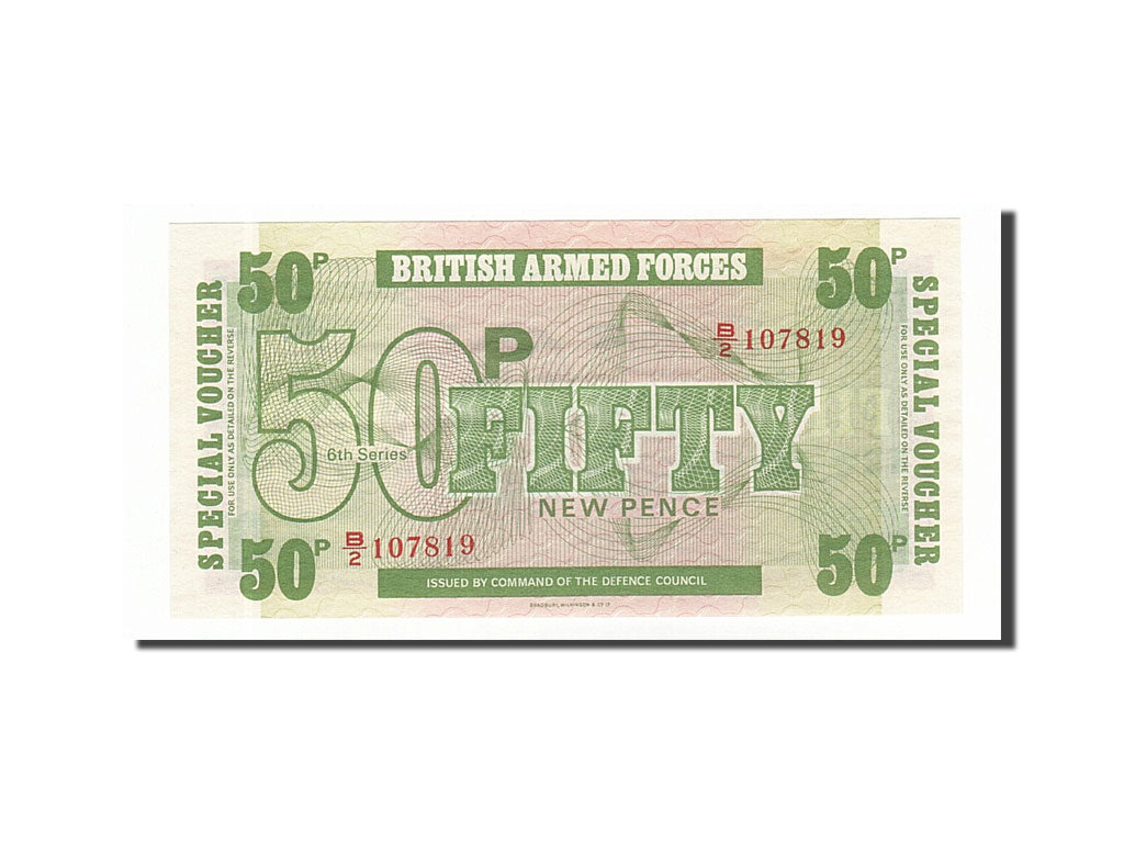 Billete, 50 New Pence, 1972, Gran Bretaña, UNC