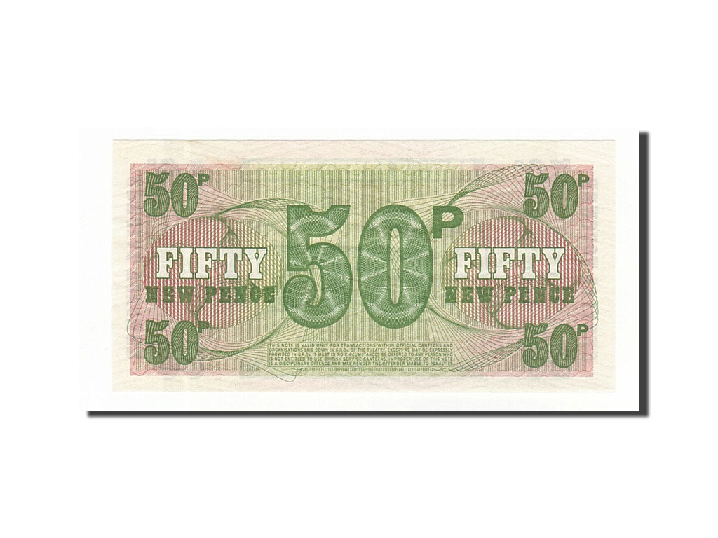 Billete, 50 New Pence, 1972, Gran Bretaña, UNC