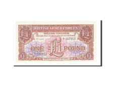 Biljet, Groot Bretagne, 1 Pound, 1956, NIEUW