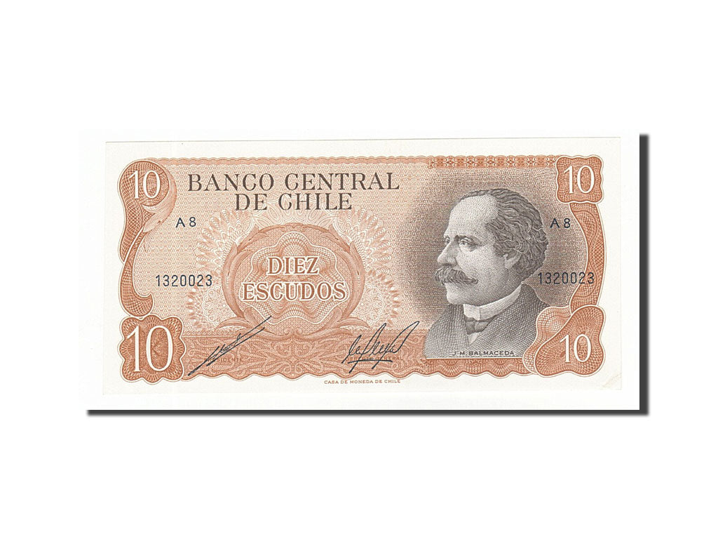Billete, 10 Escudos, Chile, SC