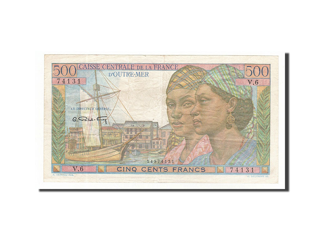 Billet, Afrique-Équatoriale française, 500 Francs, 1949, TTB+