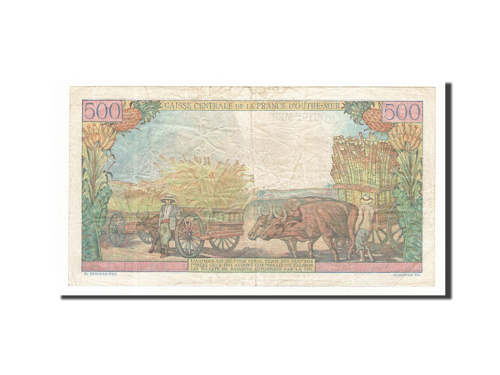 Billet, Afrique-Équatoriale française, 500 Francs, 1949, TTB+