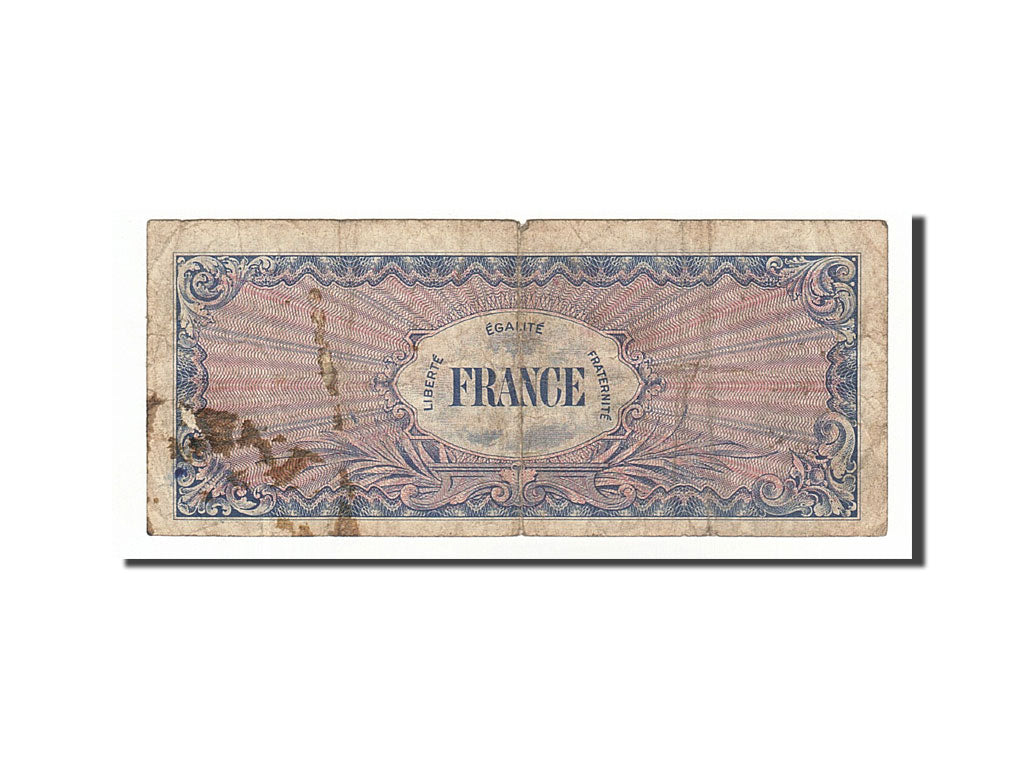 Biljet, Frankrijk, 50 Francs, 1945 Verso France, 1945, 1945-06-04, TB