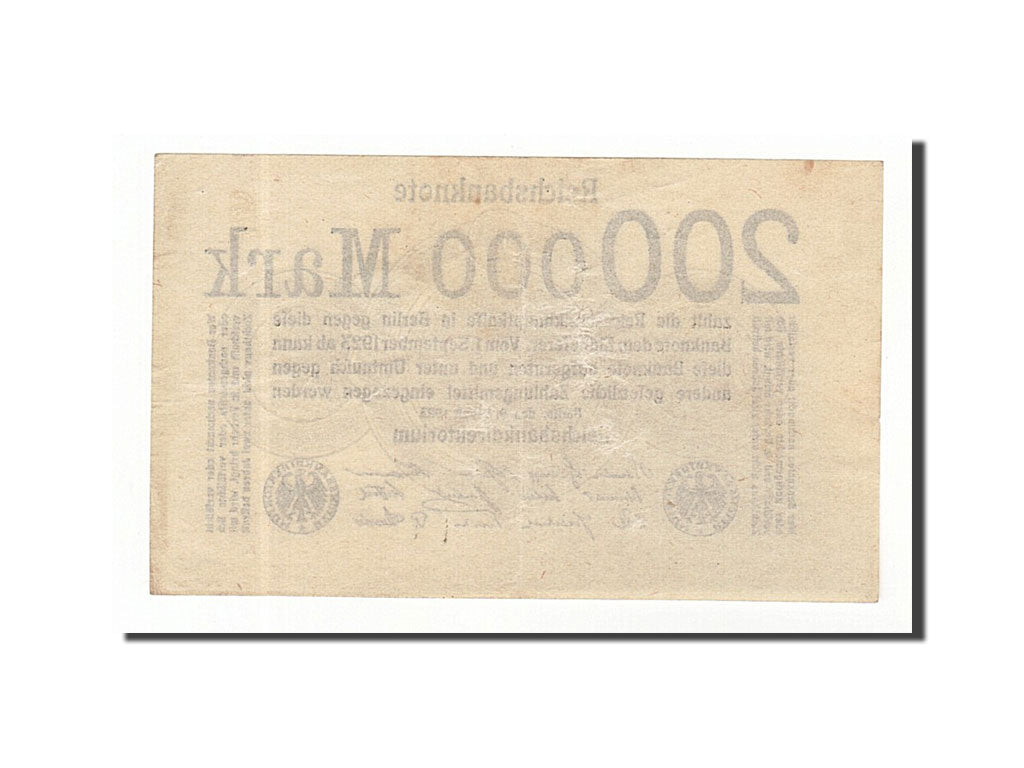 Banconote, Germania, 200,000 Mark, 1923, SPL