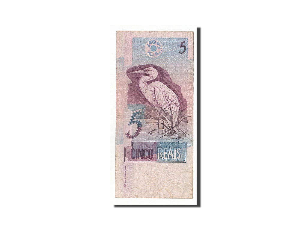 Biljet, Brazilië, 5 Reais, 2003, TB