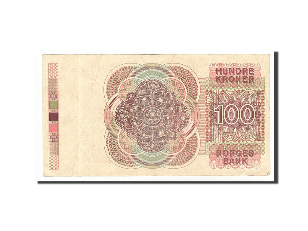 Banknot, Norwegia, 100 Kroner, 1991, EF(40-45)