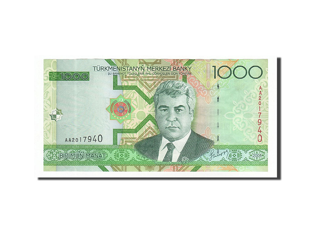 Geldschein, Turkmenistan, 1000 Manat, 2005, VZ+