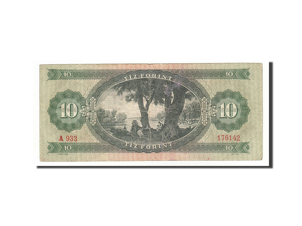 Banknote, Hungary, 10 Forint, 1962, 1962-10-12, VF(30-35)