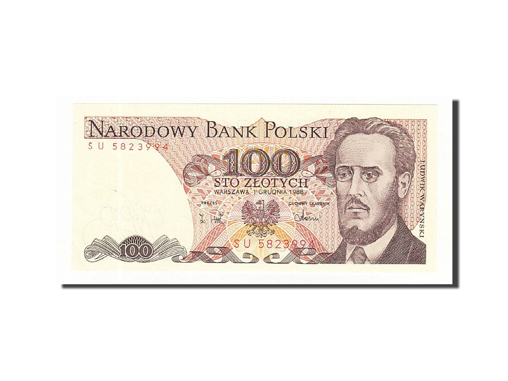 Banknote, Poland, 100 Zlotych, 1988, 1988-12-01, UNC(63)