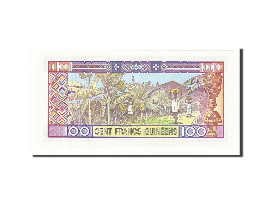 Billet, Guinea, 100 Francs, 1985, NEUF
