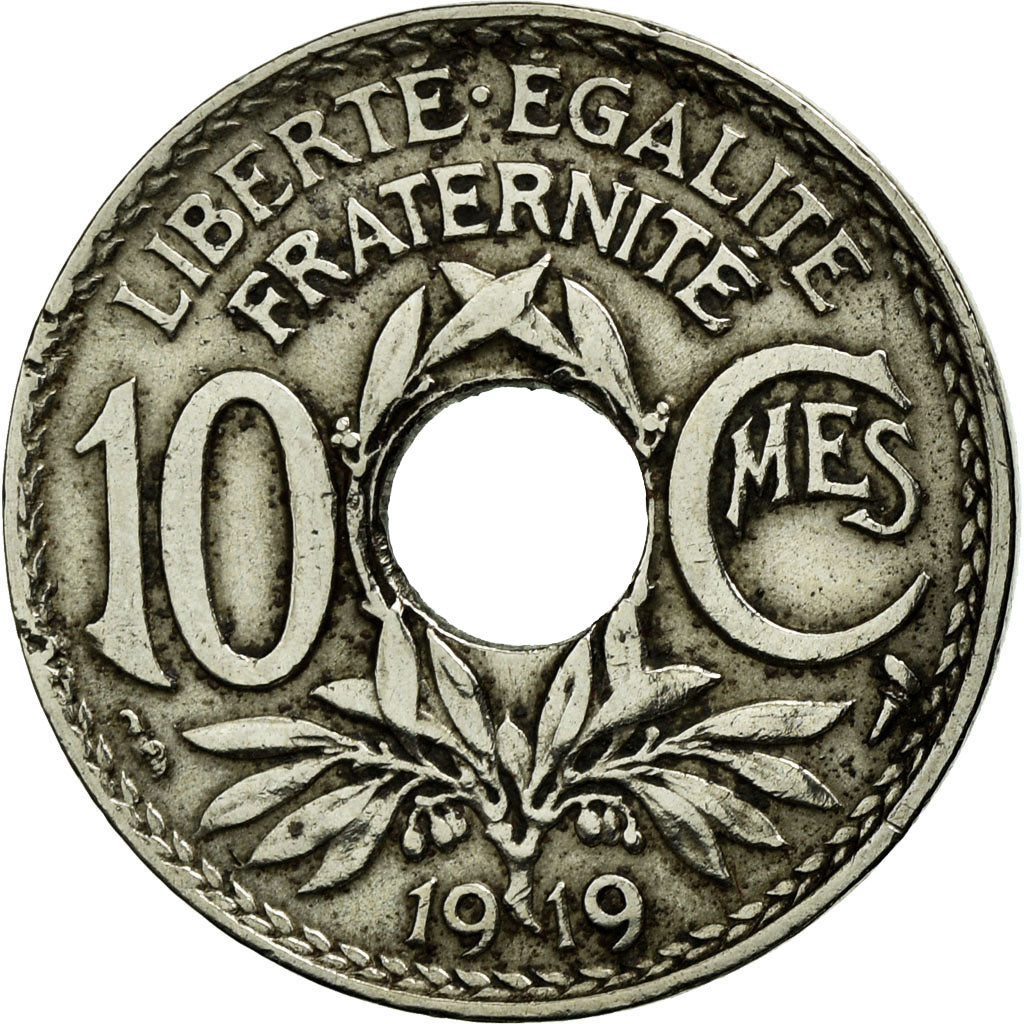 Coin, France, Lindauer, 10 Centimes, 1919, VF(20-25), Copper-nickel, KM:866a