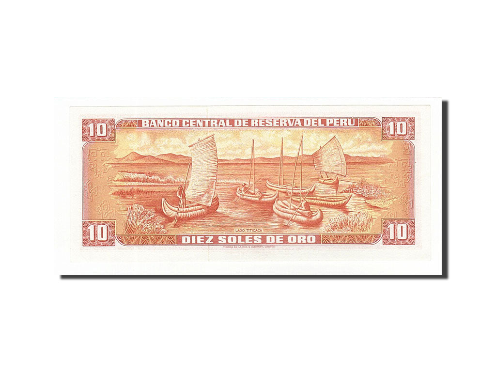 Banknote, Peru, 10 Soles De Oro, 1976, 1976-11-17, UNC(65-70)