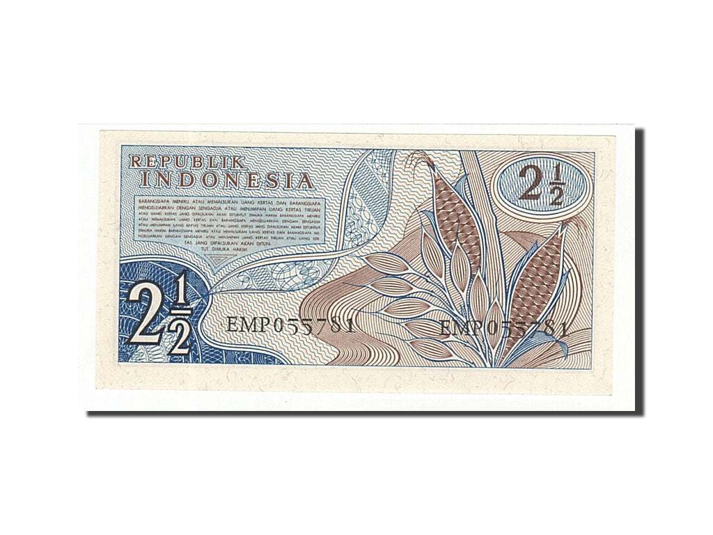 Geldschein, Indonesien, 2 1/2 Rupiah, 1961, UNZ