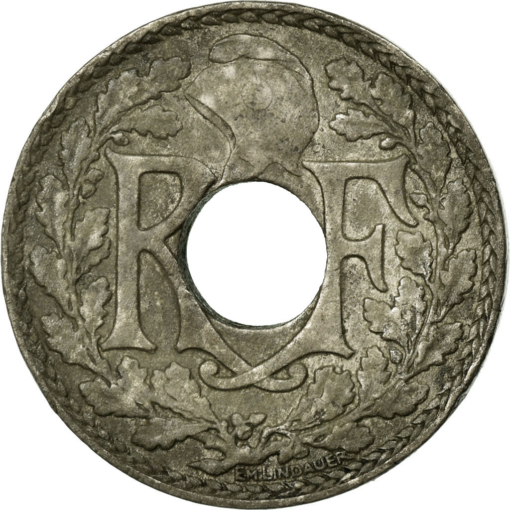 Münze, Frankreich, Lindauer, 10 Centimes, 1924, Poissy, S, Copper-nickel