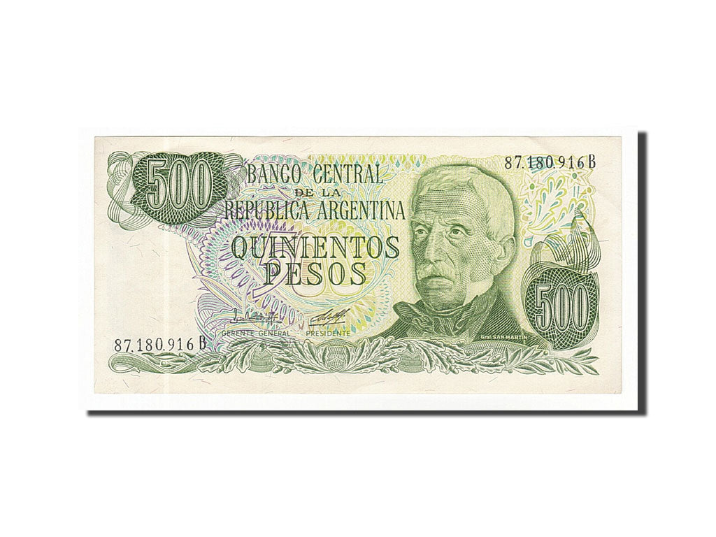 Banknote, Argentina, 500 Pesos, 1977, EF(40-45)