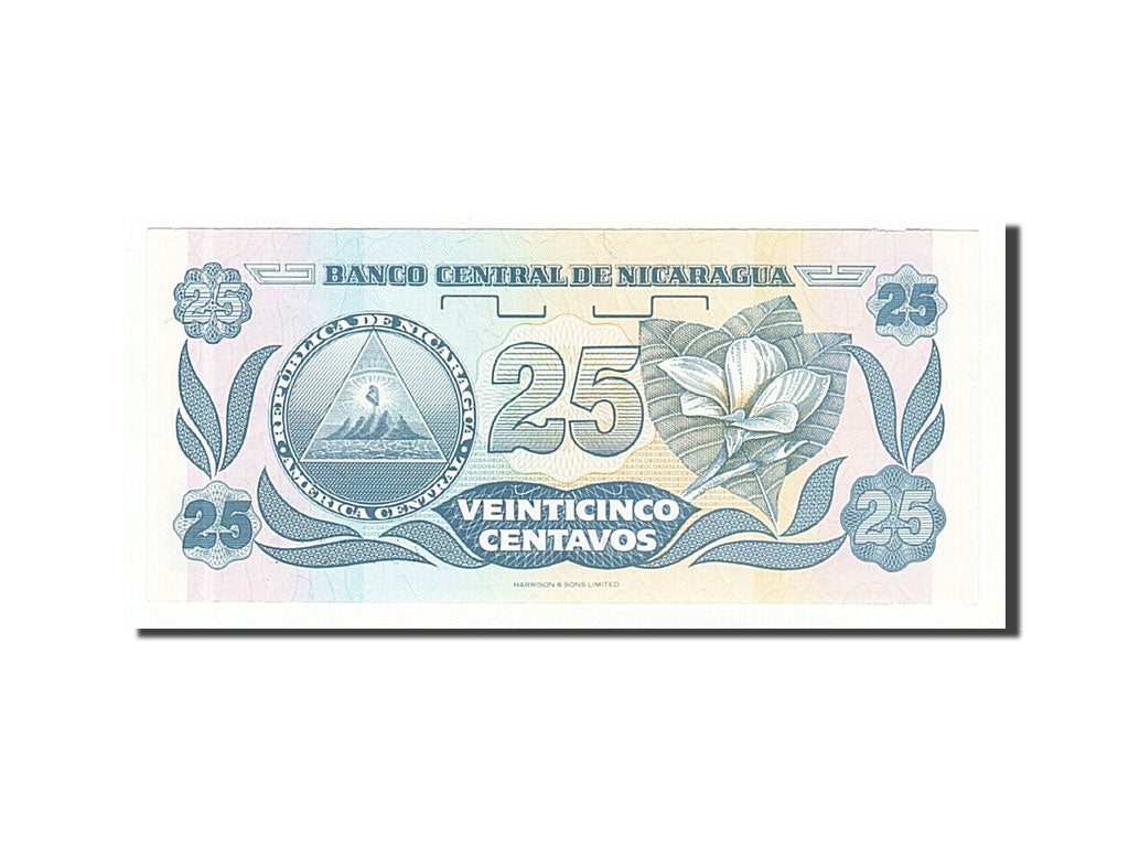 Geldschein, Nicaragua, 25 Centavos, 1991, UNZ