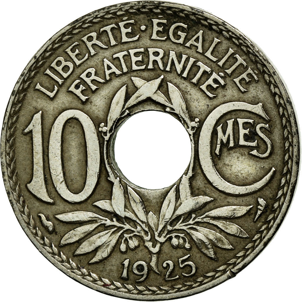 Coin, France, Lindauer, 10 Centimes, 1925, EF(40-45), Copper-nickel, KM:866a
