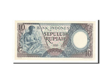 Biljet, Indonesië, 10 Rupiah, 1958, SPL