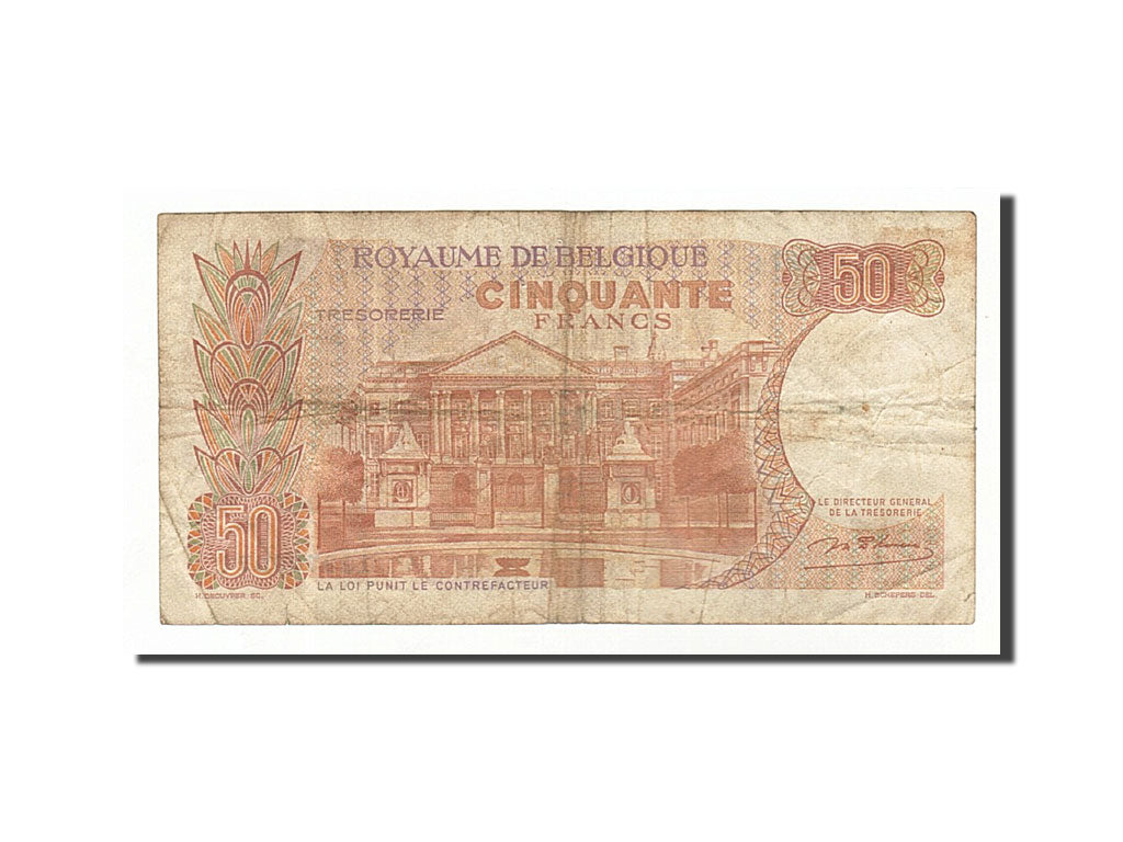 Banknote, Belgium, 50 Francs, 1966, 1966-05-16, VF(20-25)