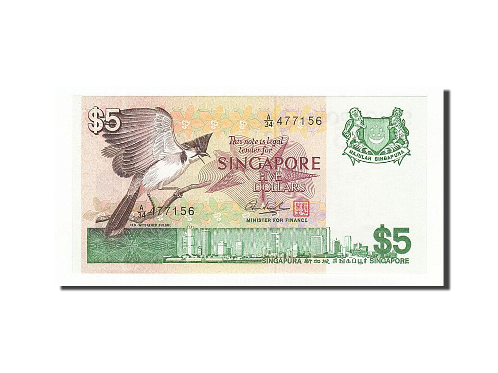 Banknote, Singapore, 1 Dollar, 1976, UNC(65-70)