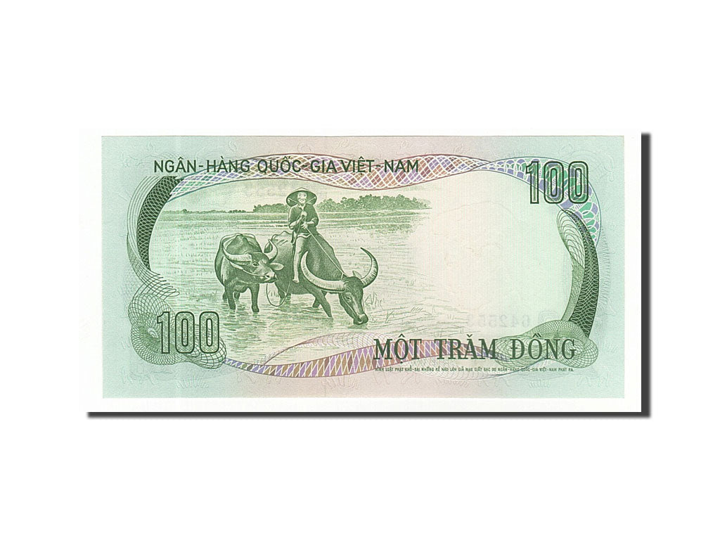 Billet, South Viet Nam, 100 Dông, 1972, NEUF