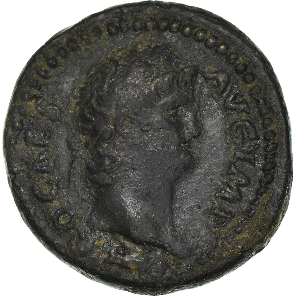 Moneta, Nero, Semis, 54-68, Rome, BB, Bronzo, RIC:233